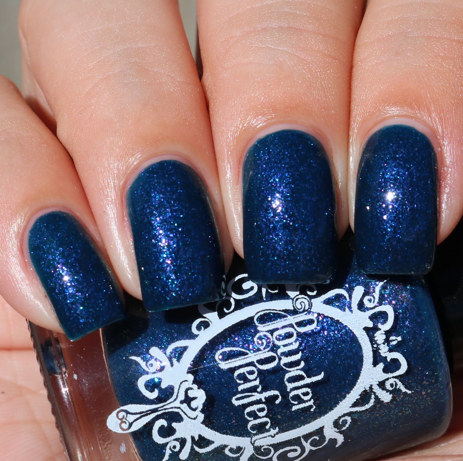 Powder Perfect The Castle's Master swatched by Olivia Jade Nails