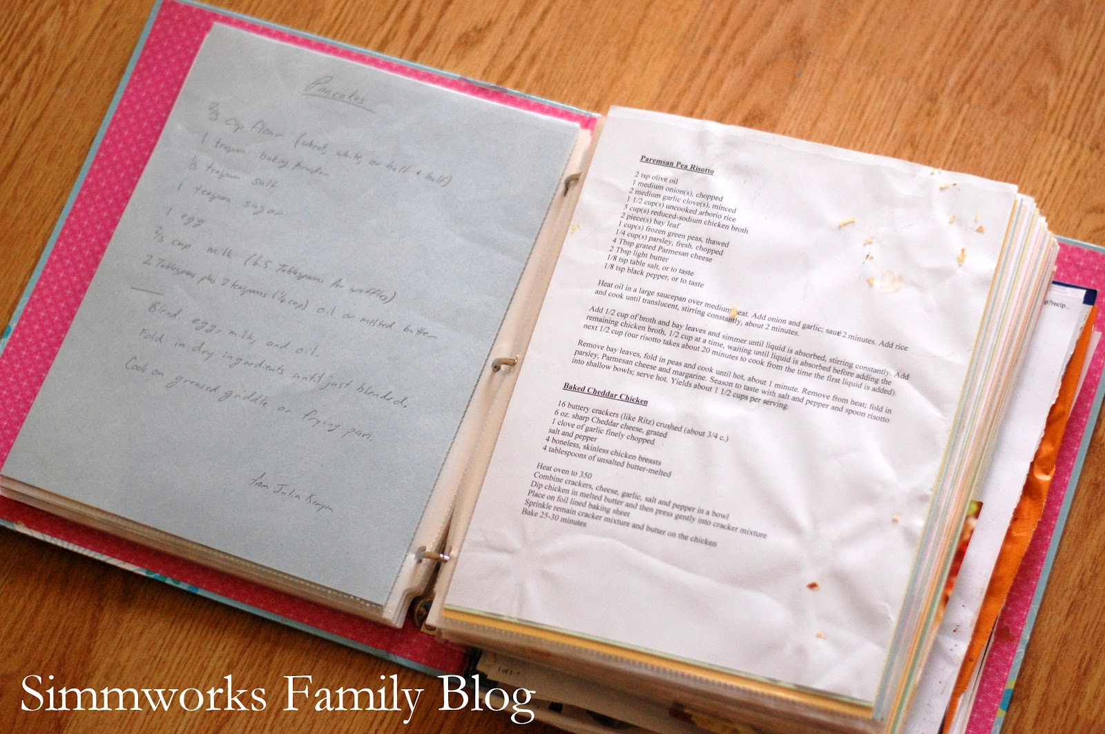 Cooking Light Subscription Recipe Organizer