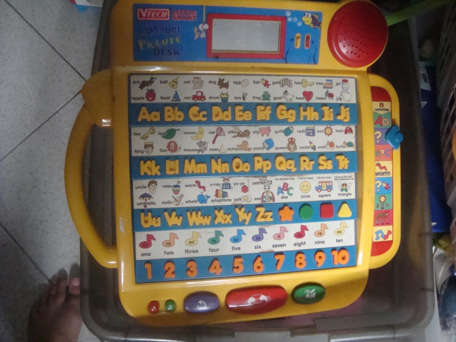 MommysLove4Baby143: VTECH ALPHABET PICTURE DESK 649P sold