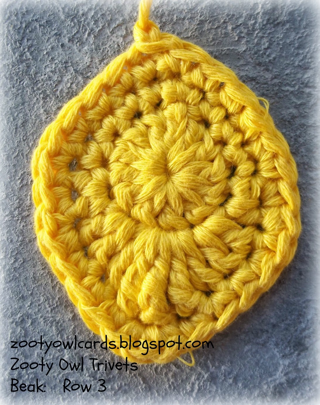 crochet trivet
