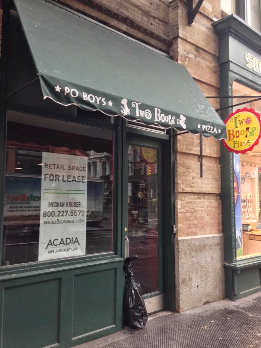 Ev Grieve Report The 2 Boots On Bleecker Street Has Closed