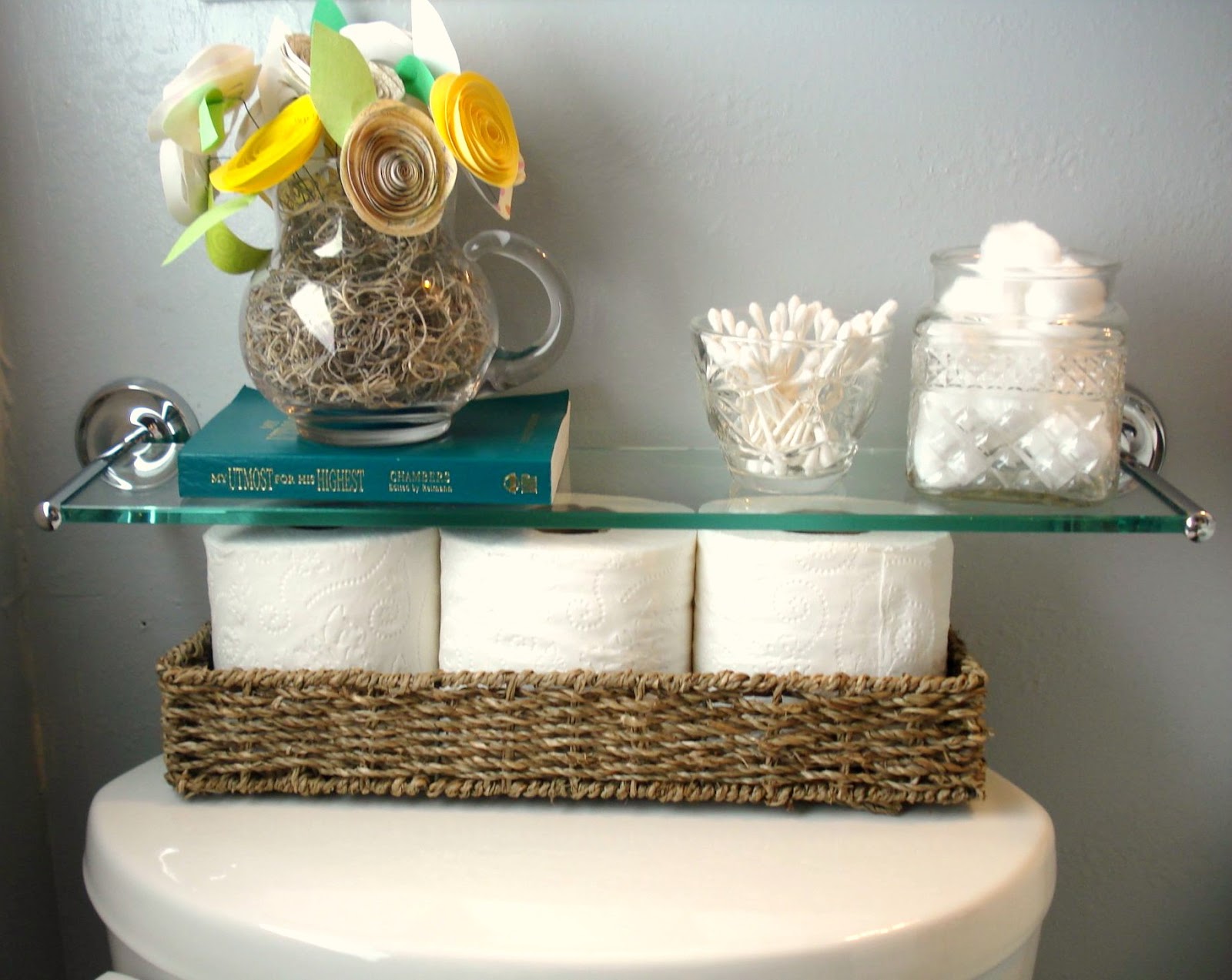 Open Bathroom Storage Emma Marie Designs