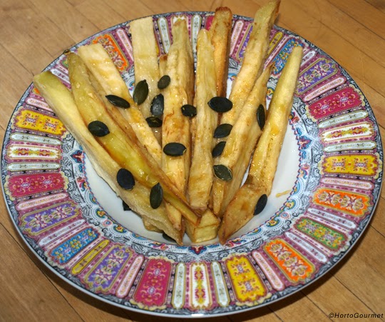 Receta Berenjena frita con miel HortoGourmet