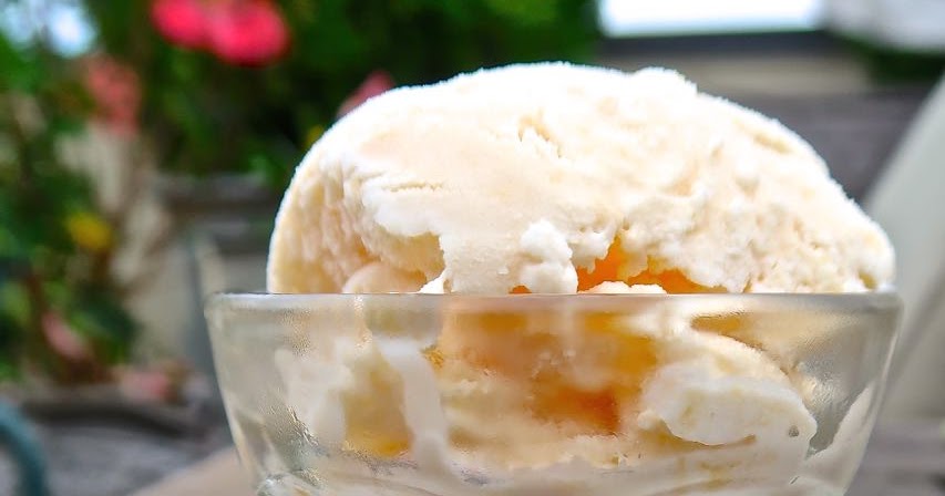 homemade peach ice cream homemade peach ice cream