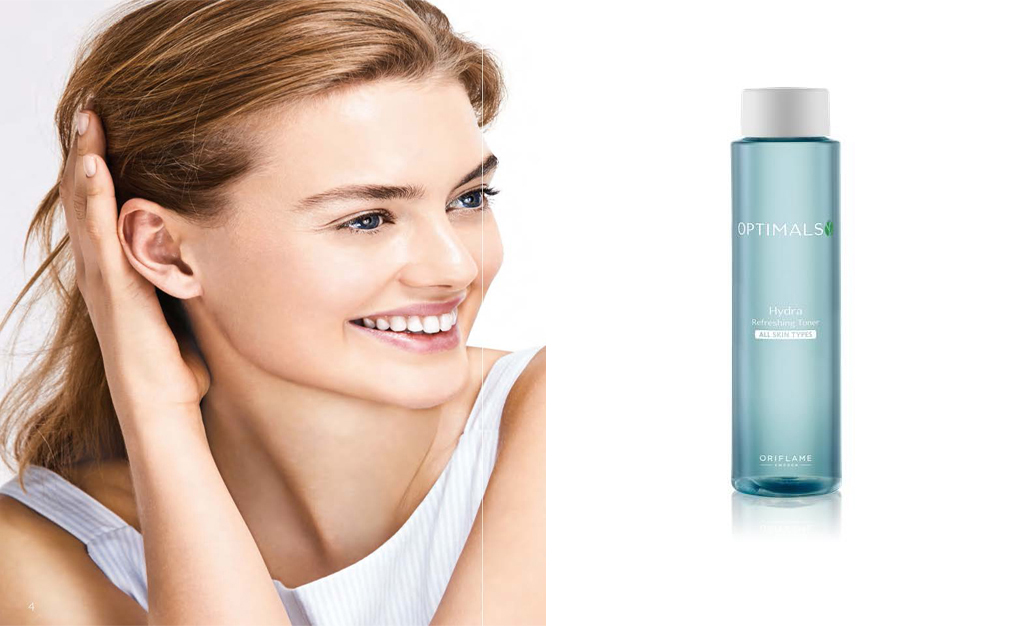 ORIFLAME Optimals Hydra Refreshing Toner All Skin types Garda Remaja
