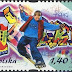 Graffiti i street art na znaczkach pocztowych świata