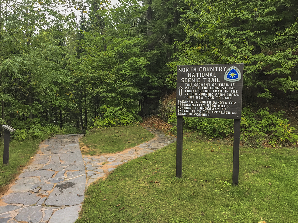 North Country and Doughboy's Trail at Copper Falls State Park
