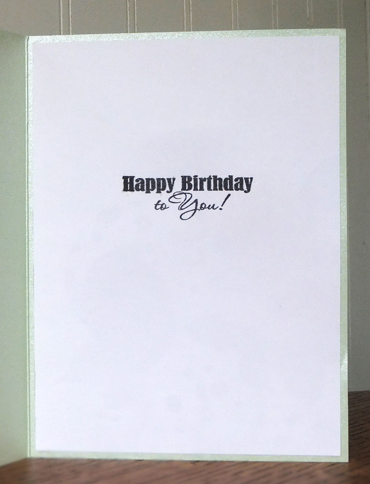Paper Panacea: Girly birthday card...