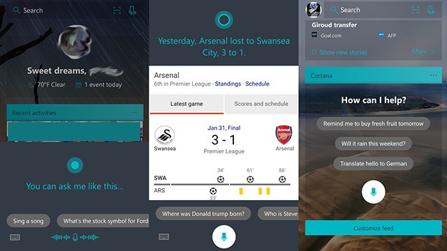 Cortana Integration Cortana Integration