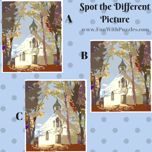 Spot The Different Picture Puzzles-House Spot The Different Picture Puzzles-House