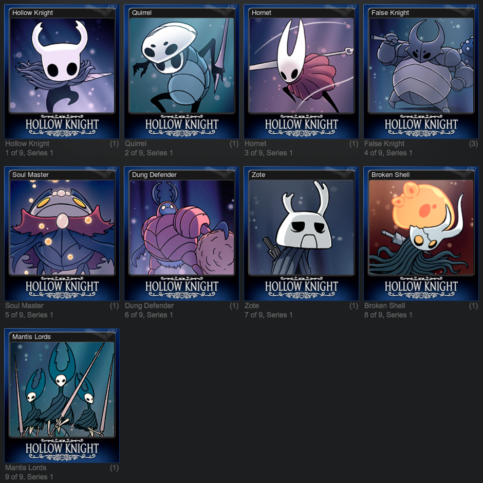 Steam Badges Hollow Knight Badge