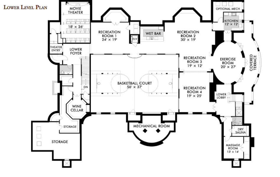 Alpine Mansion Floor Plans