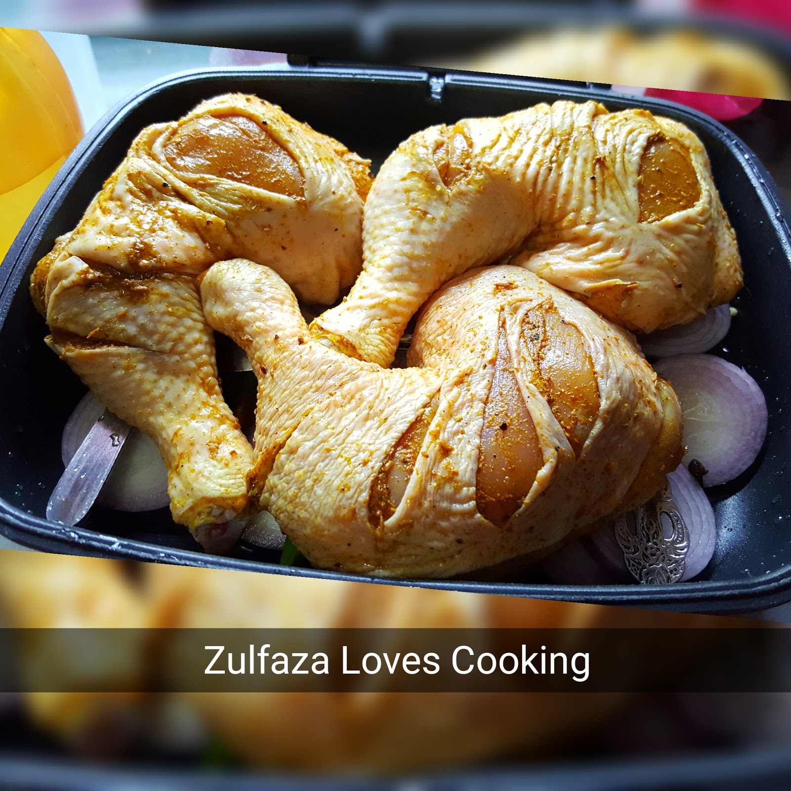 ZULFAZA LOVES COOKING: Chicken Madhbi With Rice