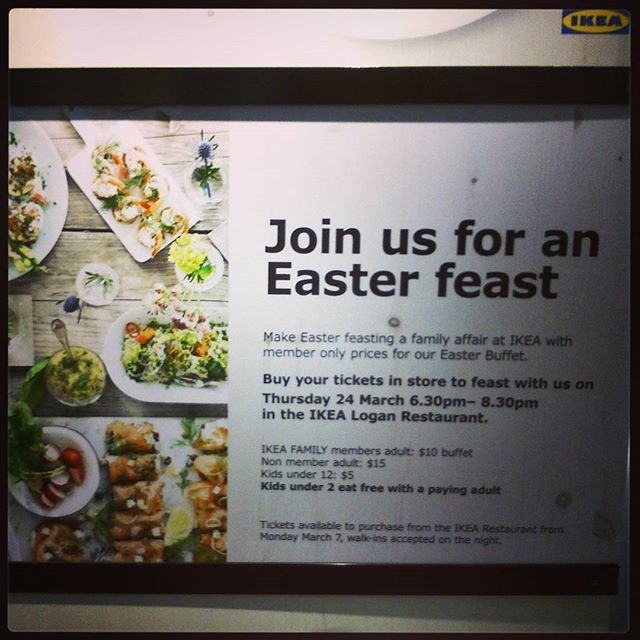 Swedish CornerDown Under Easter Feast at IKEA 2106