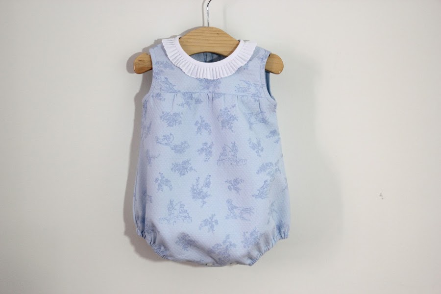 DIY Tutorial y patrones gratis: Pelele para bebé