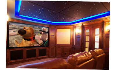 Picture of 2016 Small Man Cave Ideas Budget With LED TV Big Size and Blue Lighting for Plafond Picture of 2016 Small Man Cave Ideas Budget With LED TV Big Size and Blue Lighting for Plafond Excelent Picture