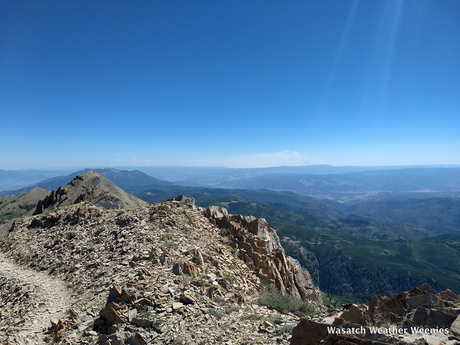 Wasatch Weather Weenies Dollar Ridge "Time Lapse" from Mt. Nebo