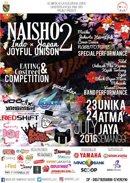 Event Jepang Indonesia Luar Kota Bandung Naisho 2 Universitas Atmajaya Jakarta
