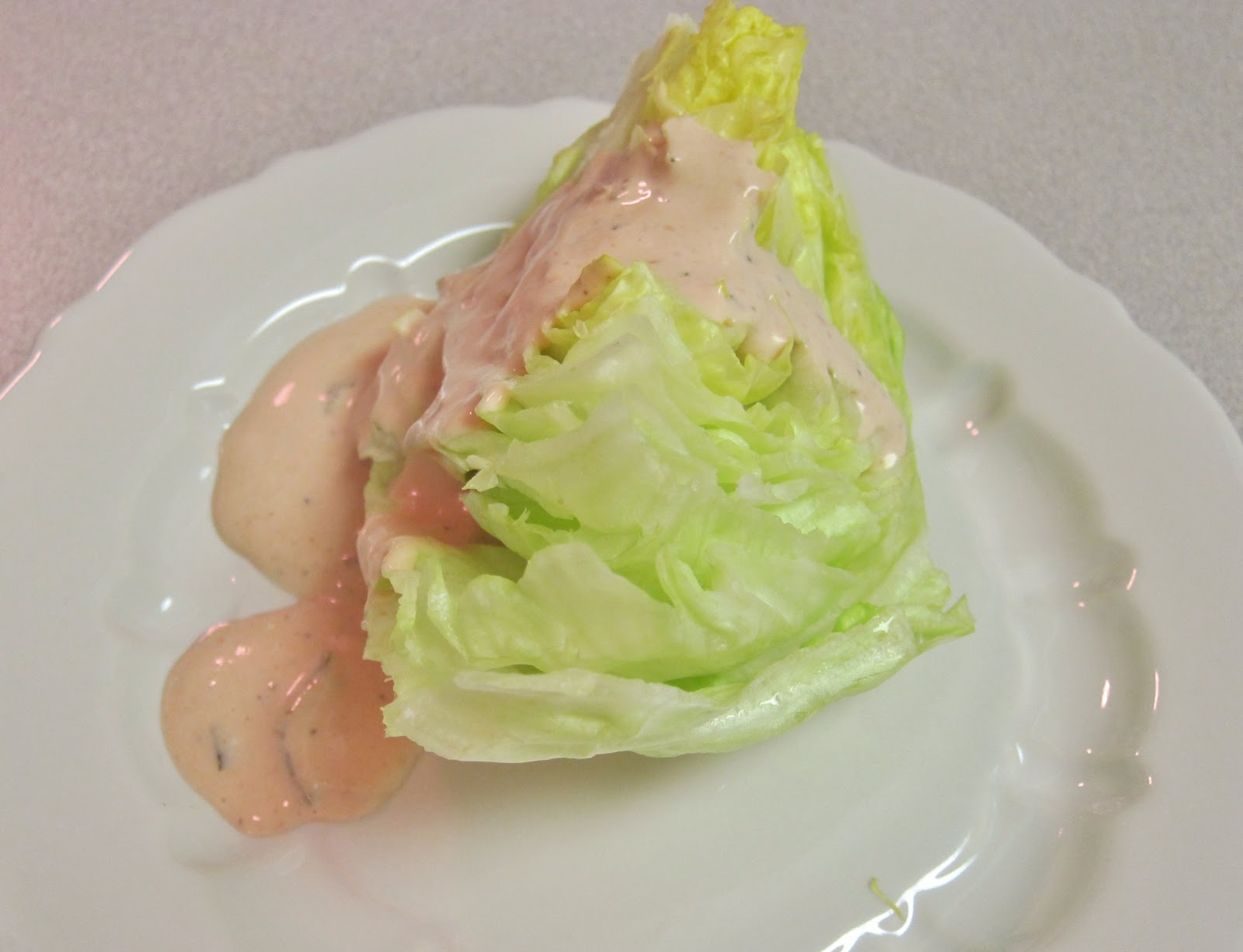 The Vegan Chronicle Iceberg Lettuce Wedges with Thousand Island Dressing