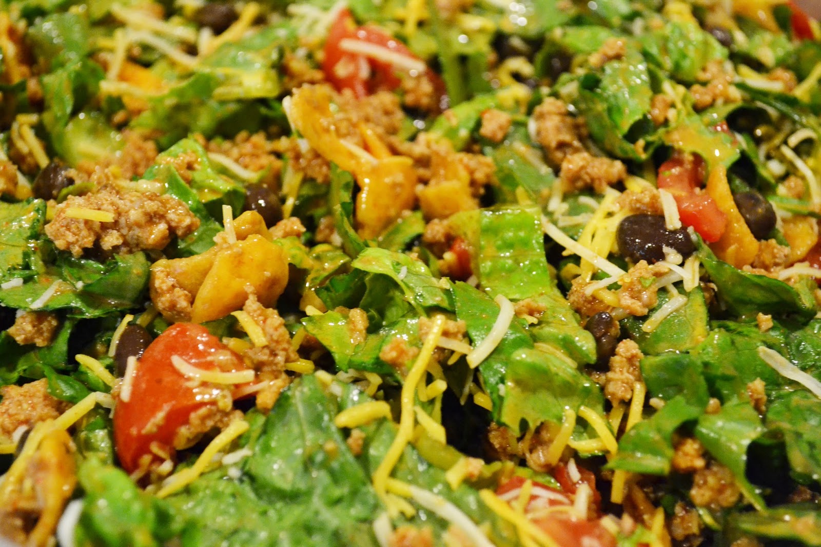 Polkadots on Parade Mexican Chef Salad!