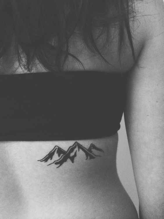 Sexy Mountain Tattoos For Girls