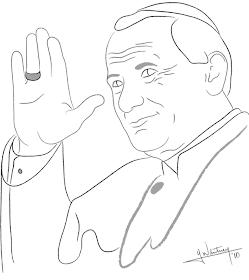 Juan Pablo II Juan Pablo II colorear