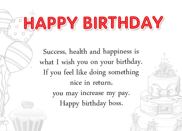 Birthday Wishes For Supervisor