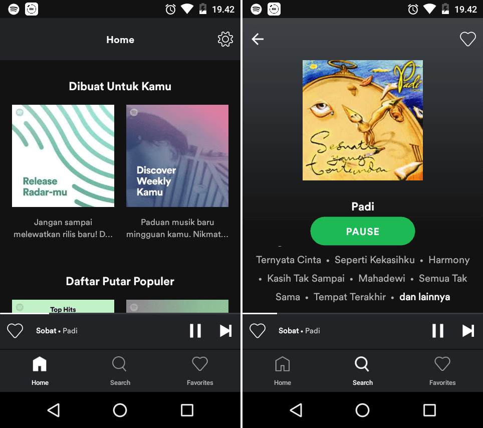 Aplikasi Spotify Ringan untuk Android Spotify Lite