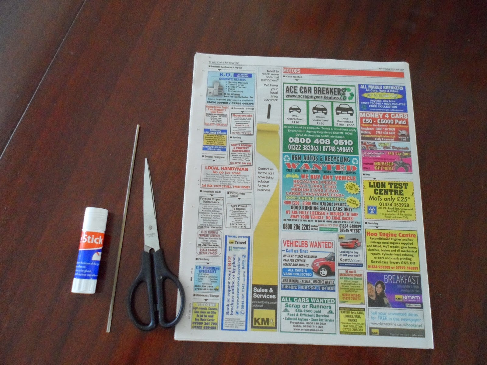 Wicker Land Reni How to make paper wicker stick/tube TUTORIAL