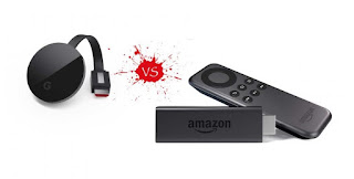 Chromecast vs Amazon TV Fire Stick Chromecast o Amazon TV Fire Stick