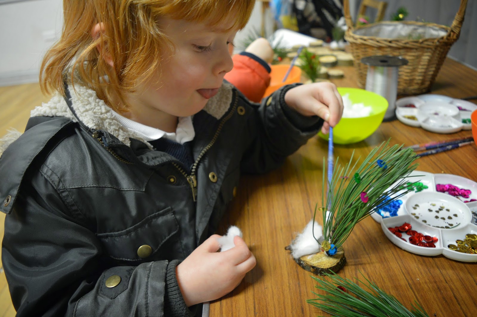 Santa's Grotto at Rising Sun Countryside Centre, North Tyneside - A review - woodland crafts