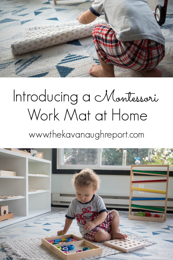 Introducing a Montessori Work Mat at Home