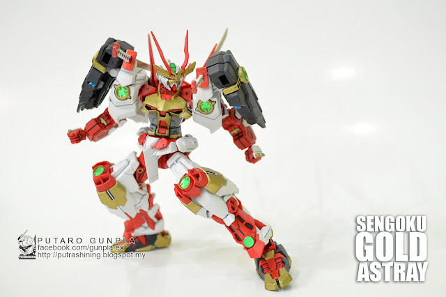 PUTARO GUNPLA - HGBF 1/144 Sengoku Astray Gundam Custom Paint by Putra Shining