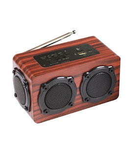 Loa Bluetooth gỗ nghe hay Super Bass HIFI Stereo speaker nghe radio ch - 1