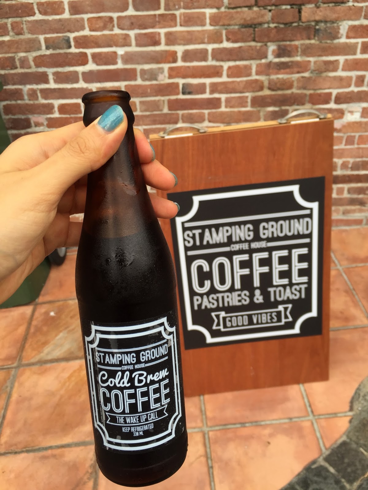 stamping ground coffee, club street. noms.