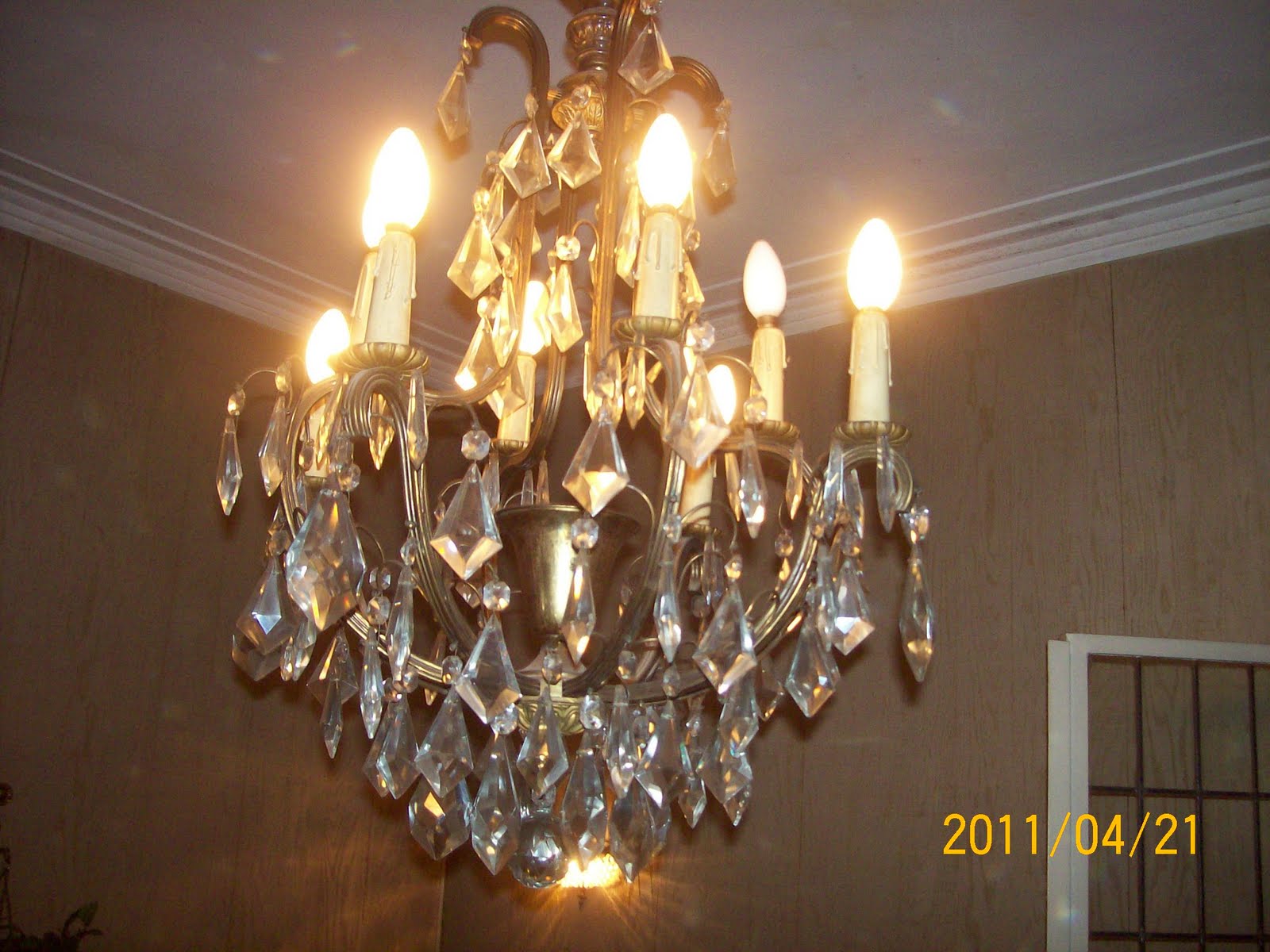 Muebles Antiguos en Rosario. Arañas Bronce. Excelente Estado