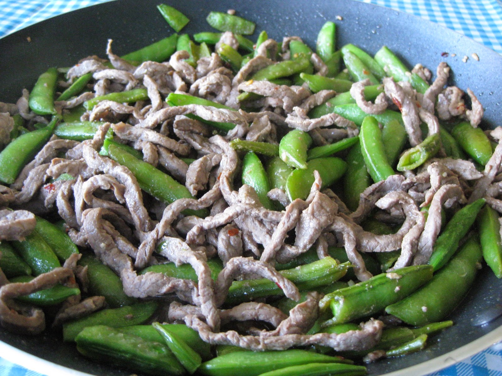 ThisIsWhyKtcIsHot Beef and Snap Pea Stir Fry