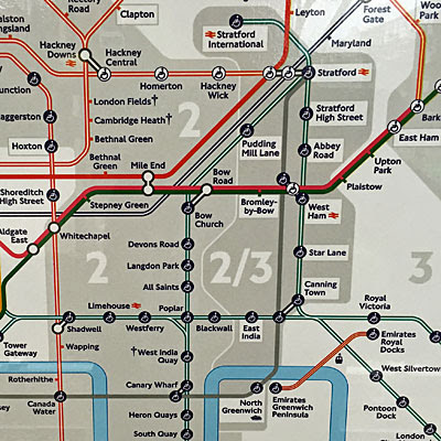 Canary Wharf Station Zone Diamond Geezer