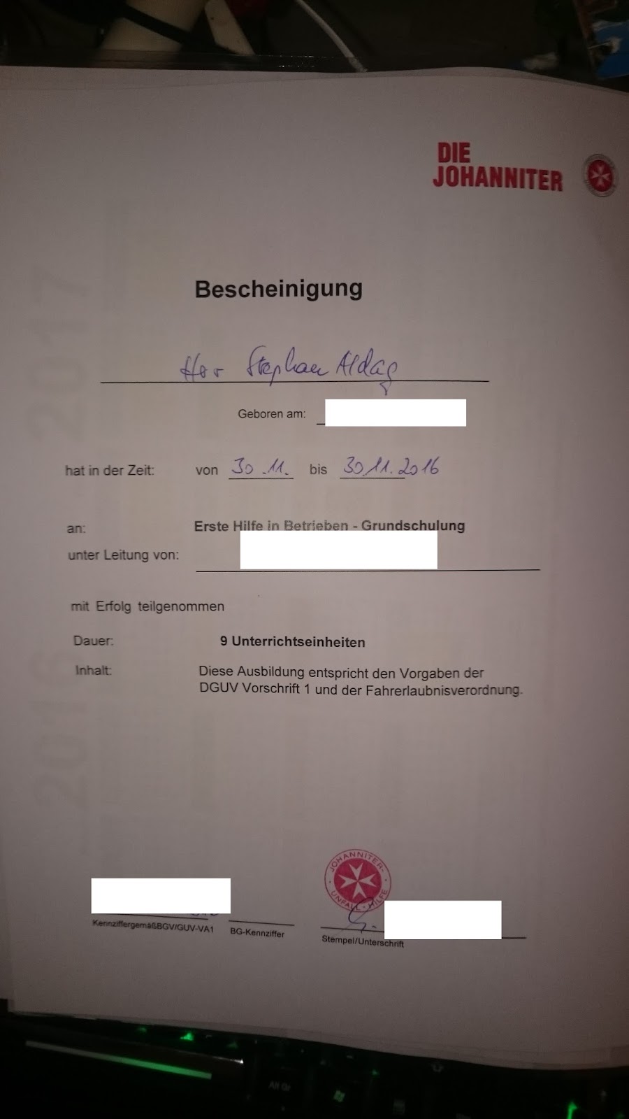 Die Lokführerlehre Tag 3 Erste Hilfe Kurs