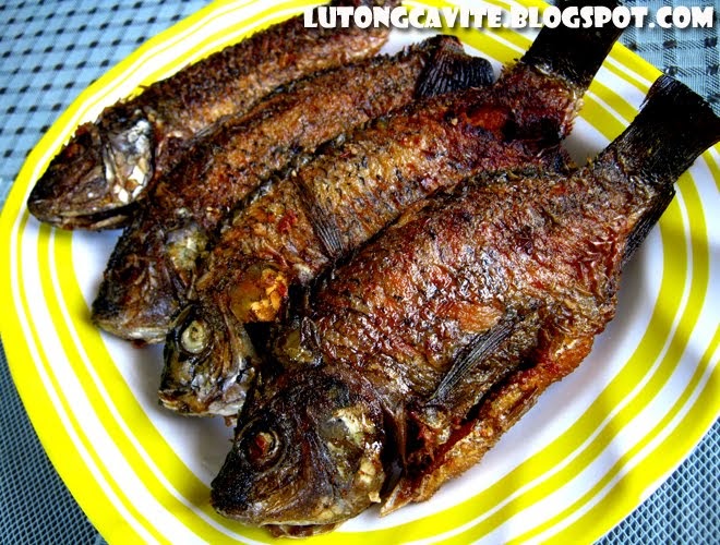 Lutong Cavite Pritong Tilapia