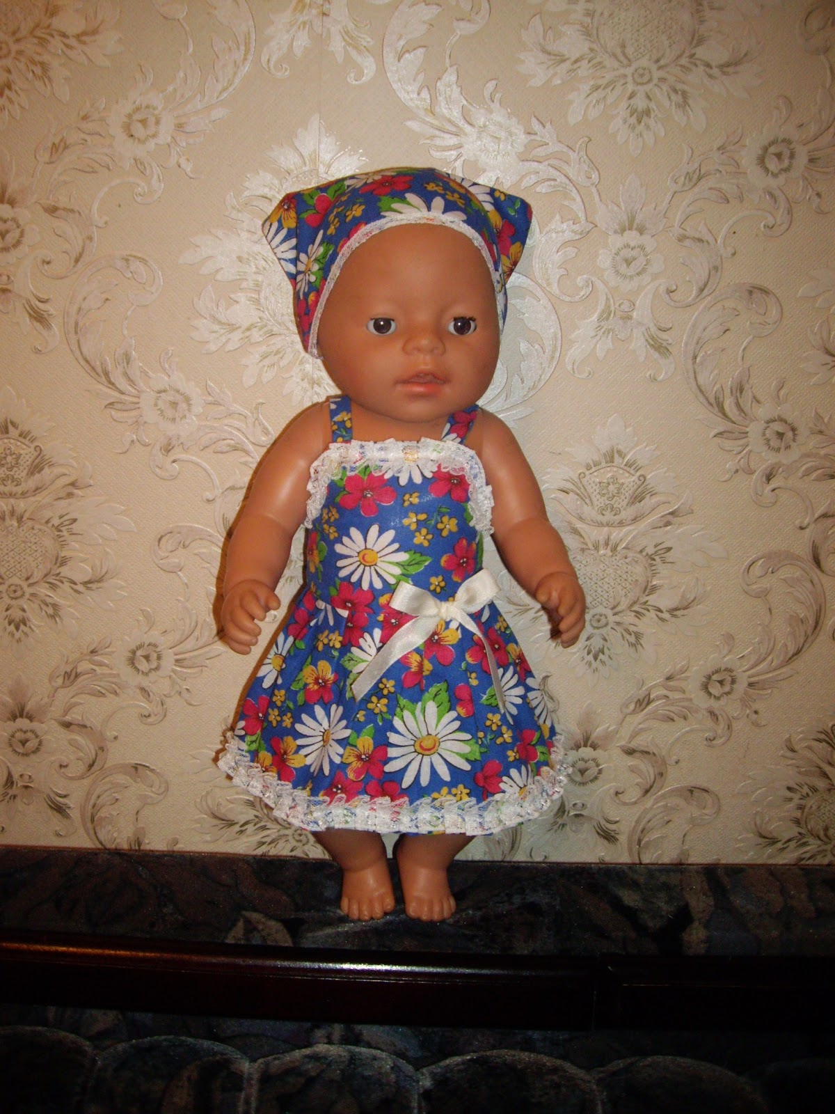 Как сшить платье на куклу беби бон своими руками
