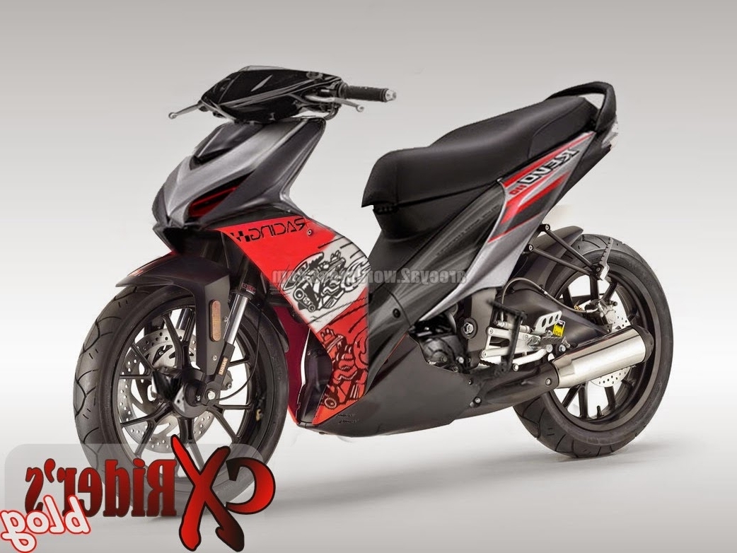 Foto Modifikasi  Motor Apsolut Revo  Terkeren Dan Terbaru 