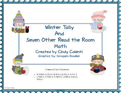 http://www.teacherspayteachers.com/Product/Eight-Read-the-Room-Math-Activities-Winter-Themed-413736