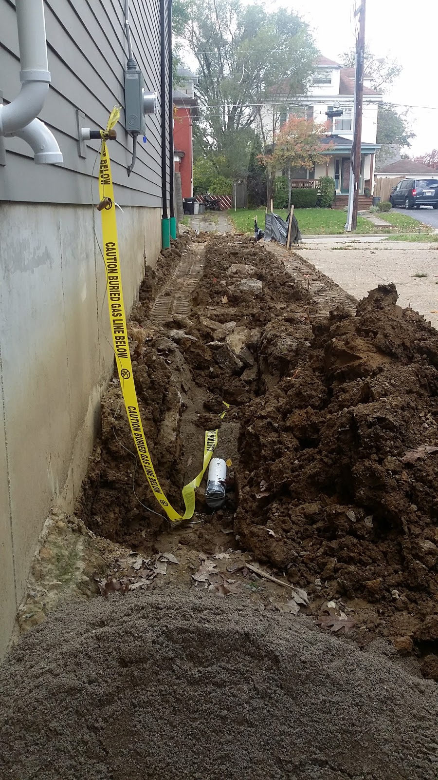 The Home 2.0 Blog BURIED GAS LINE BELOW