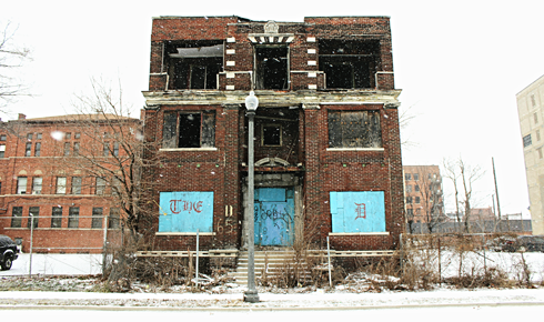 abandoned detroit michigan buildings