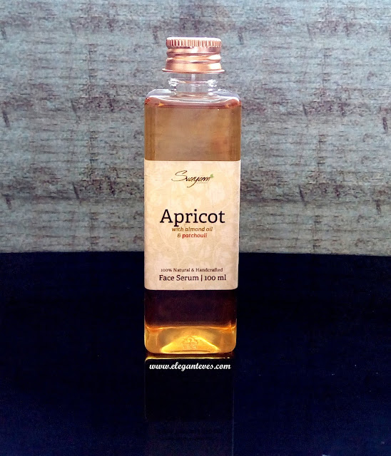 Review of Svayam Natural Apricot Face Serum with Almond Oil and Patchouli