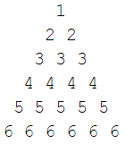 Number Pyramid Program