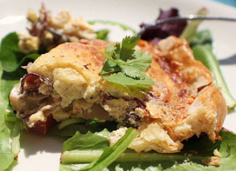 Mushroom Zucchini Quiche What's Cookin' Italian Style Cuisine