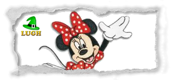 Minnie Mouse de vestido vermelho