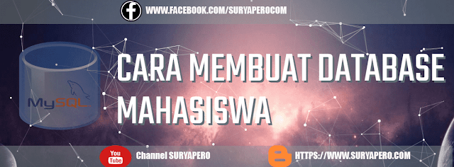 Cara Membuat Database Mahasiswa Menggunakan CMD